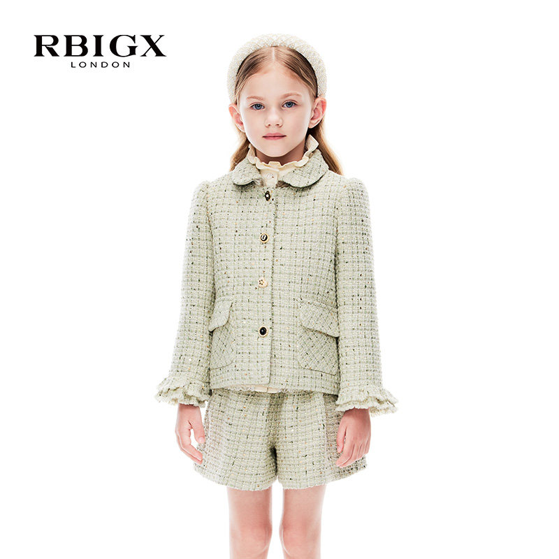 瑞比克小香风格子外套