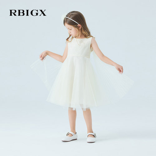 RBIGX/瑞比克网纱披风吊带公主裙