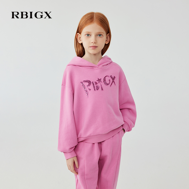 瑞比克运动休闲宽松连帽卫衣