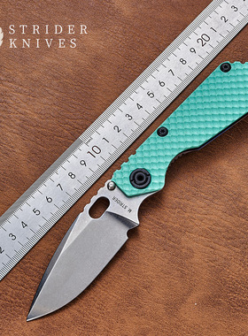 美国STRIDER挺进者正品马卡龙粉末钢SNG高硬度战术便携户外折刀