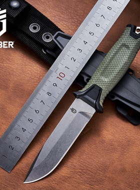 美国进口GERBER戈博1069步兵刀战术防卫随身救援野营求生锋利小直