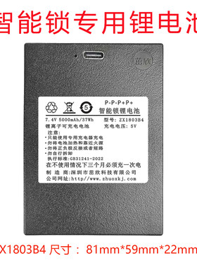 智能锁密码锁电池DAX-01YK-005