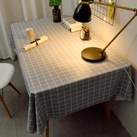 2026 new style tablecloth with a light luxury and high-end feel, waterproof, oil-resistant, no-wash tablecloth, dining table, coffee table, pvc student desk pad thumbnail 2
