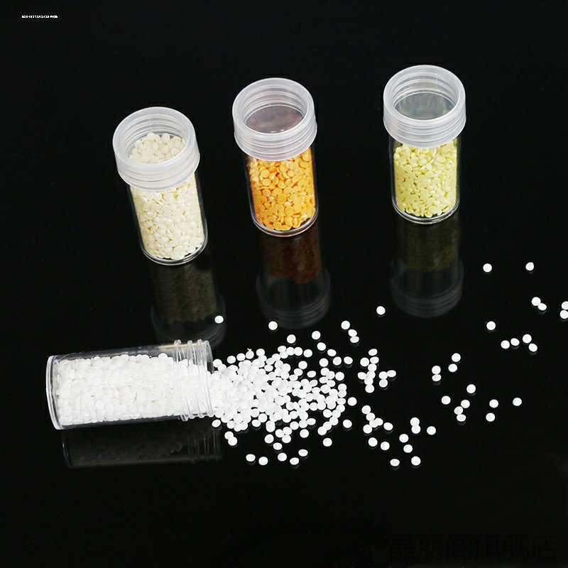 新款工具串珠零件盒塑料珠子小盒子套装美甲空瓶圆形收纳盒钻石画