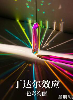 太阳捕手水晶棱镜挂件彩虹风铃挂饰拍摄道具窗户阳台装饰捕梦网