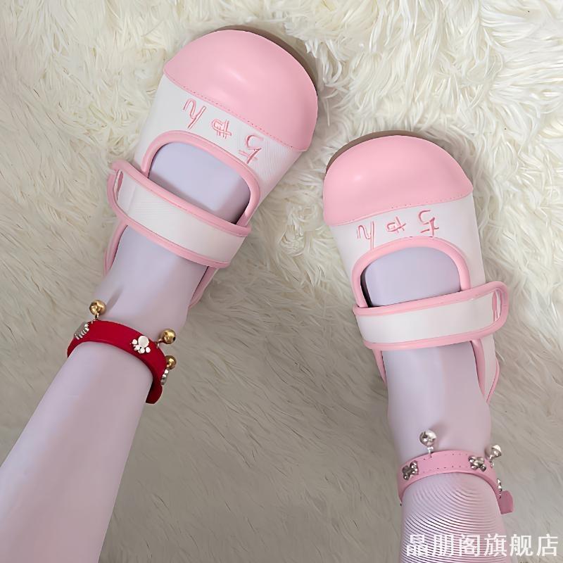 手作可爱铃铛脚环少萝软脚链女儿服cos道具