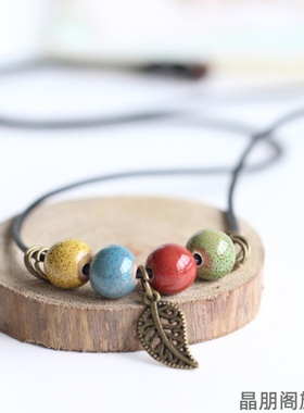 复古串珠新中式国风项链