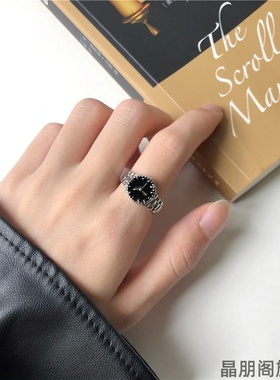 手表戒指迷你女指环复古