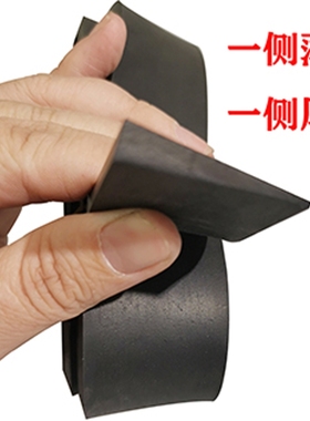 鞋底跟修复橡胶牛筋后跟贴偏掌斜贴皮鞋磨损防滑耐磨胶帖黑色