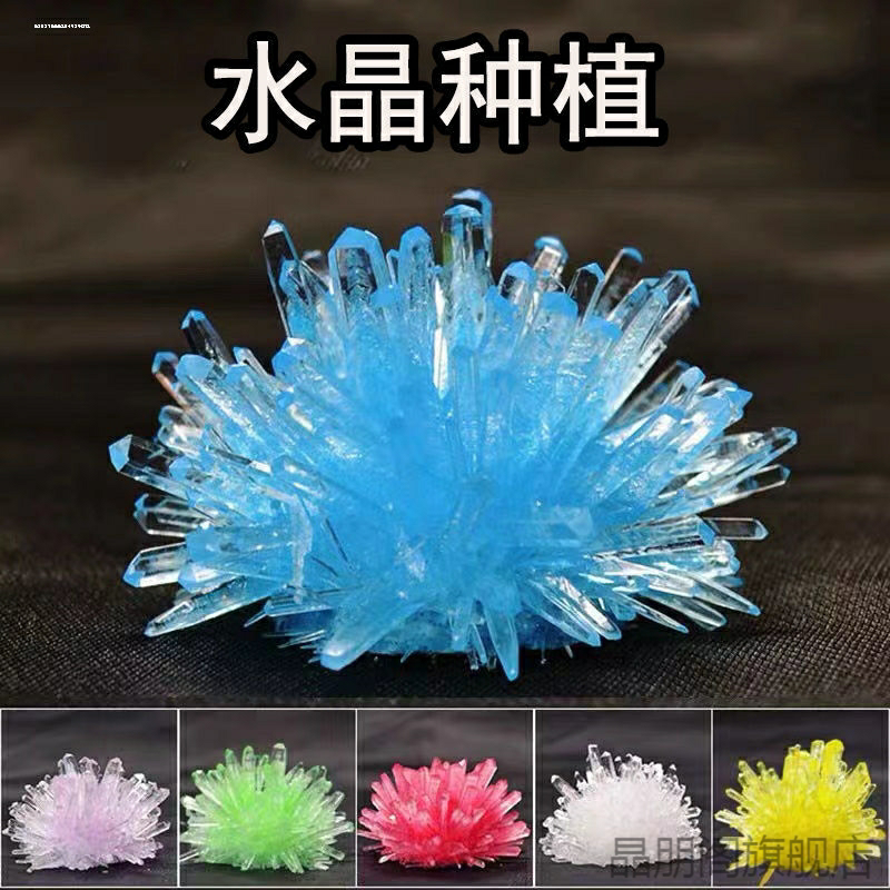 儿童益智趣味科学实验自种仿水晶生长种植结晶小学生手工制作