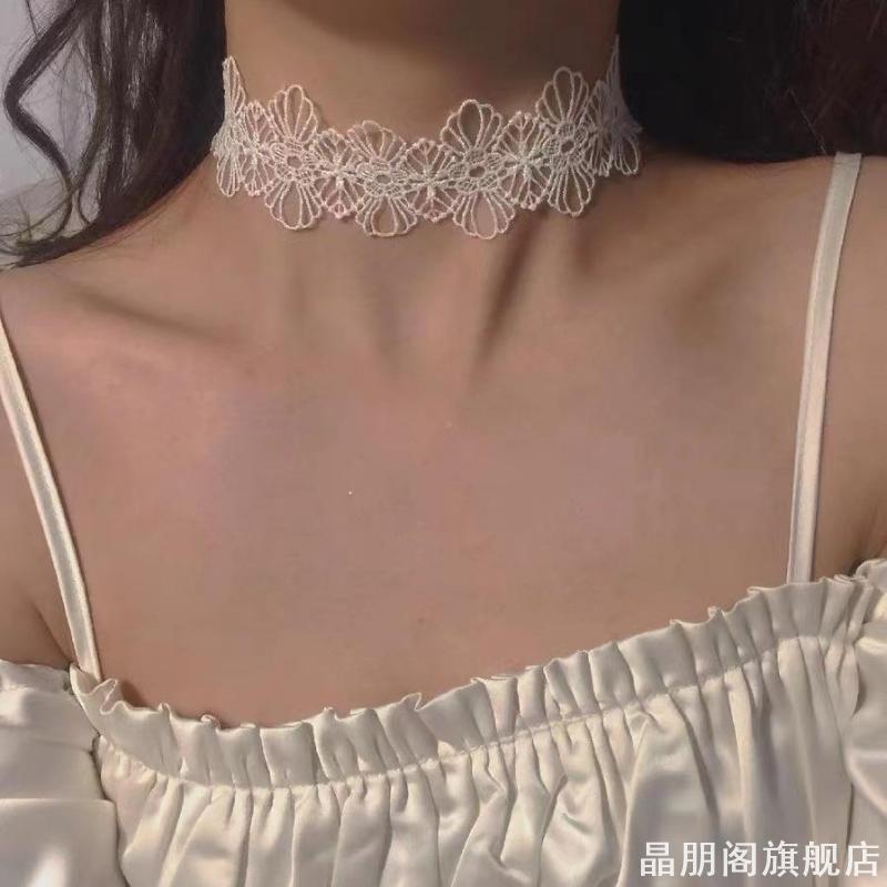 脖子术后遮挡物疤痕甲状腺项链蕾丝颈部遮疤神器颈纹饰品夏天遮盖图片