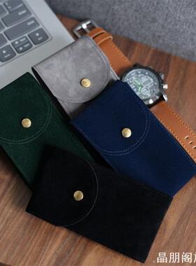 适用IE900出差便携式精品Z1R墨绿色旅行绿水卡西欧腕表袋