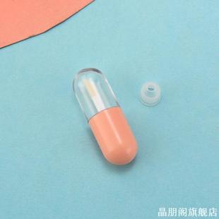 液化粉底液唇刷水精塑料瓶瓶子分装迷你装瓶胶囊化唇彩化妆品