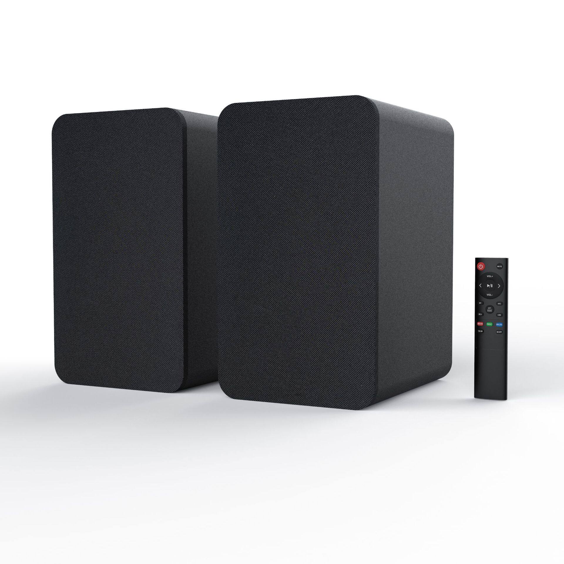 120W书架音箱 2.0木质音箱发烧级高保真hifi家庭影院环绕家用有源