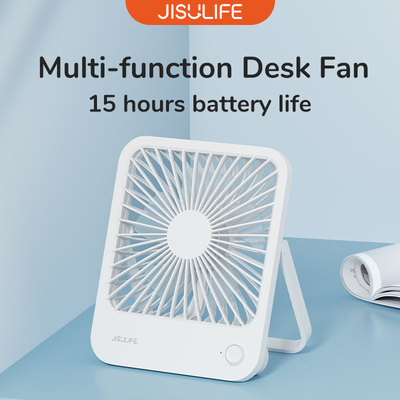 JISULIFE Portable Small Desk Fan Ultra Quiet Table Fan USB
