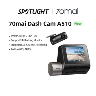 70mai HDR 24H Parking行车记录仪 1944P ADAS A510 Cam Dash GPS