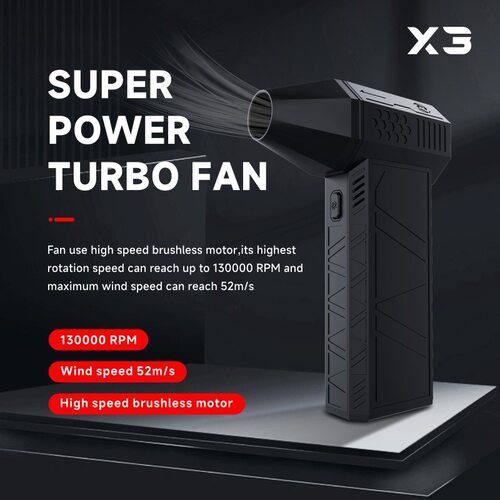Turbo Jet Fan 13万转涡轮风扇电动吹水机洗车无刷电机工业吹尘
