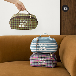 Moreover印象画家立体化妆包高颜值防水女大容量便携旅行收纳包