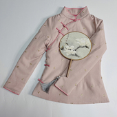 盘扣唐装 加棉保暖高端旗袍上衣改良中式 女礼服 2021新品 傲雪屋冬季