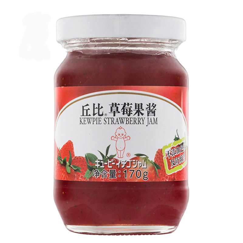 丘比草莓果酱170克 寿司材料烘焙食材面包水果酱三明治夹心调味酱
