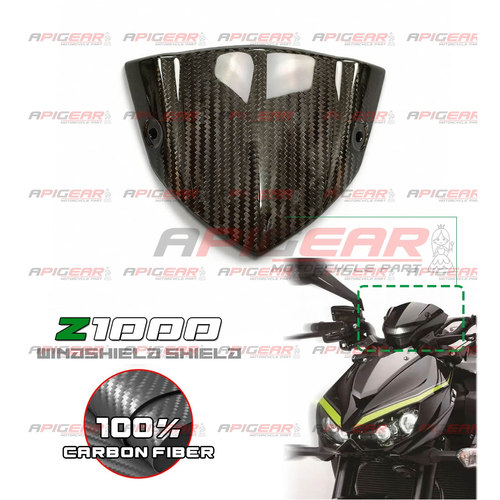 AD川崎Z1000碳纤维前上挡风玻璃
