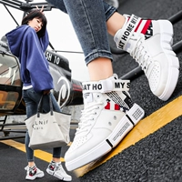 Ins super fire aj giày sneaker cao 40 mùa thu 2019 phiên bản mới của Hàn Quốc 41 xu hướng 42 Harajuku 43 giày nữ cỡ lớn 44 - Giày cao gót giày the thao nữ đẹp 2021