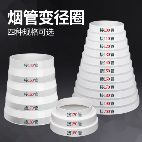 抽油烟机变径圈排风管转换接头烟管变径器大小头止回阀烟管变径圈