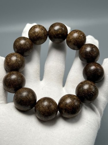 柬埔寨蚂蚁沉香手串药香清甜好闻2.0佛珠手链男女款手串56克左右