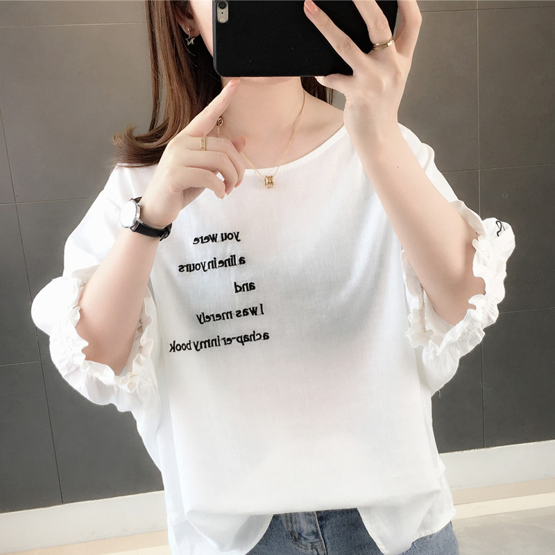 t-shirtÅ®ÃÞÂéÉÏÒÂÏÄװпî2019¿íËÉòùòð´ÌÐå×ÖĸÅÝÅÝÐä°ëÐätÐô³±
