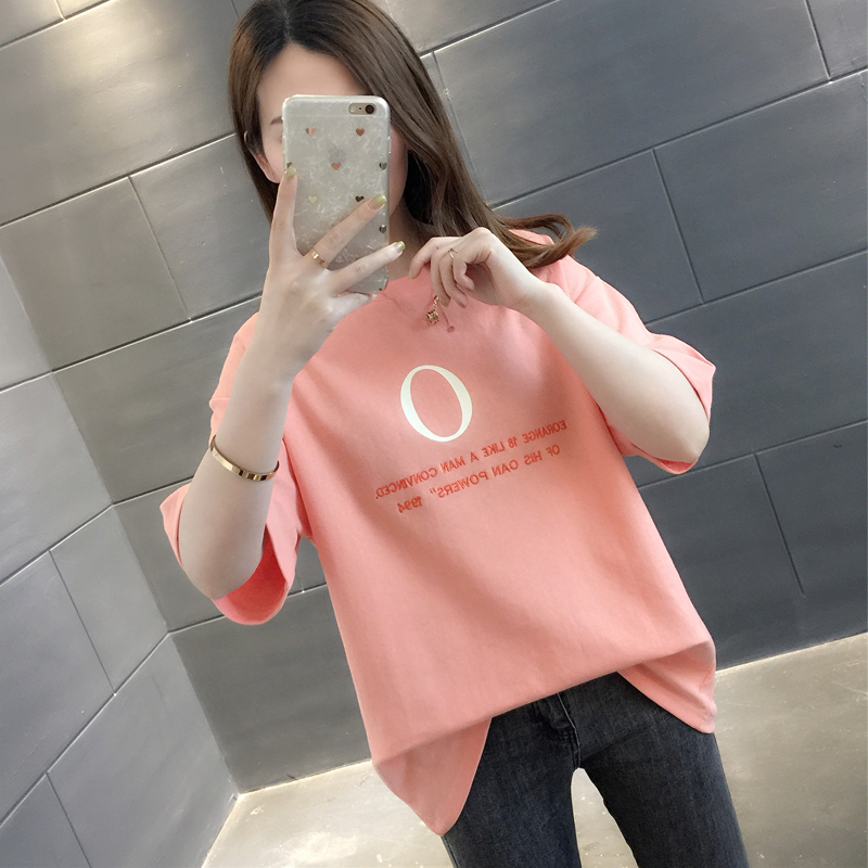 ´ÌÐå×Öĸ¶ÌÐätÐôÅ®ÏÄ×°ÉÏÐÂ2019¿íËɶÌÐäãùÑÅ·çt-shirtÍøºìÒ·þ³±