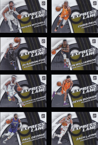 NBA球星卡Optic2122快车道特卡Express Lane凑套