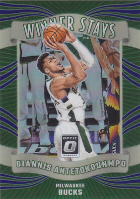 NBA球星卡2324Optic特卡WinnerStays银折凑套#1字母哥