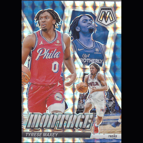 NBA球星卡2324Mosaic特卡Montage马赛克格子折凑套#29马克西