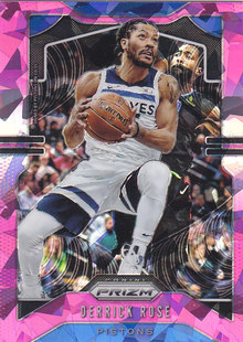 237德里克罗斯 NBA球星卡帕尼尼1920Prizm粉碎冰折射彩虹凑套