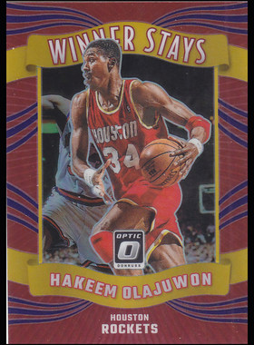 NBA球星卡2324Optic特卡WinnerStays紫折凑套#12奥拉朱旺