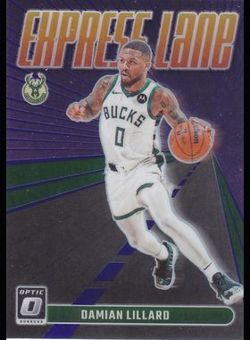 NBA球星卡Optic2324快车道紫折特卡Express Lane凑套#5利拉德