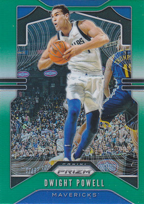 NBA球星卡帕尼尼1920Prizm普卡绿折射#81德怀特-鲍威尔