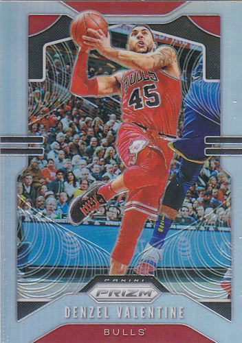 NBA球星卡panini1920Prizm普卡银折凑套#66丹泽尔-瓦伦蒂内