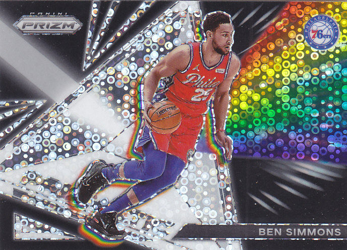 NBA球星卡Prizm2122棱镜特卡Prizmatic凑套泡泡折#12本西蒙斯