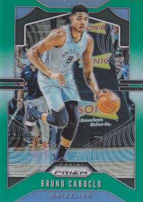 NBA球星卡帕尼尼1920Prizm普卡绿折射#143布鲁诺-卡波科洛