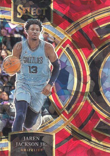 NBA球星卡2324Select二级红碎冰折凑套#171杰伦杰克逊