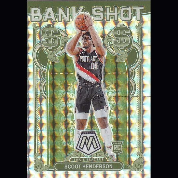 NBA球星卡2324Mosaic银行Bank特卡马赛克格子折凑套#18亨德森