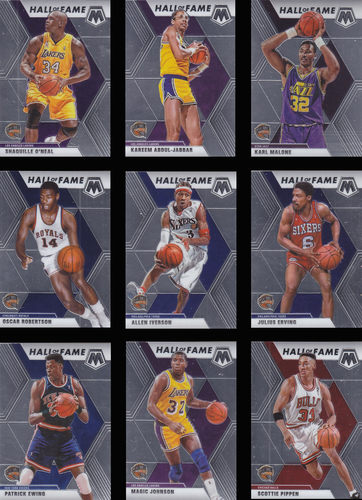 NBA帕尼尼球星卡1920Mosaic名人堂特卡马赛克凑全套奥尼尔艾佛森