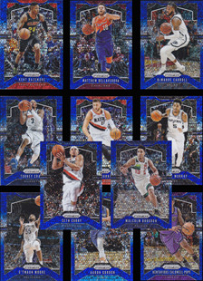 NBA球星卡panini1920Prizm普卡蓝泡泡折凑套175编戈登波普穆雷