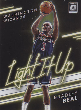 NBA帕尼尼球星卡Optic2122霓虹灯特卡凑套#8布拉德利比尔