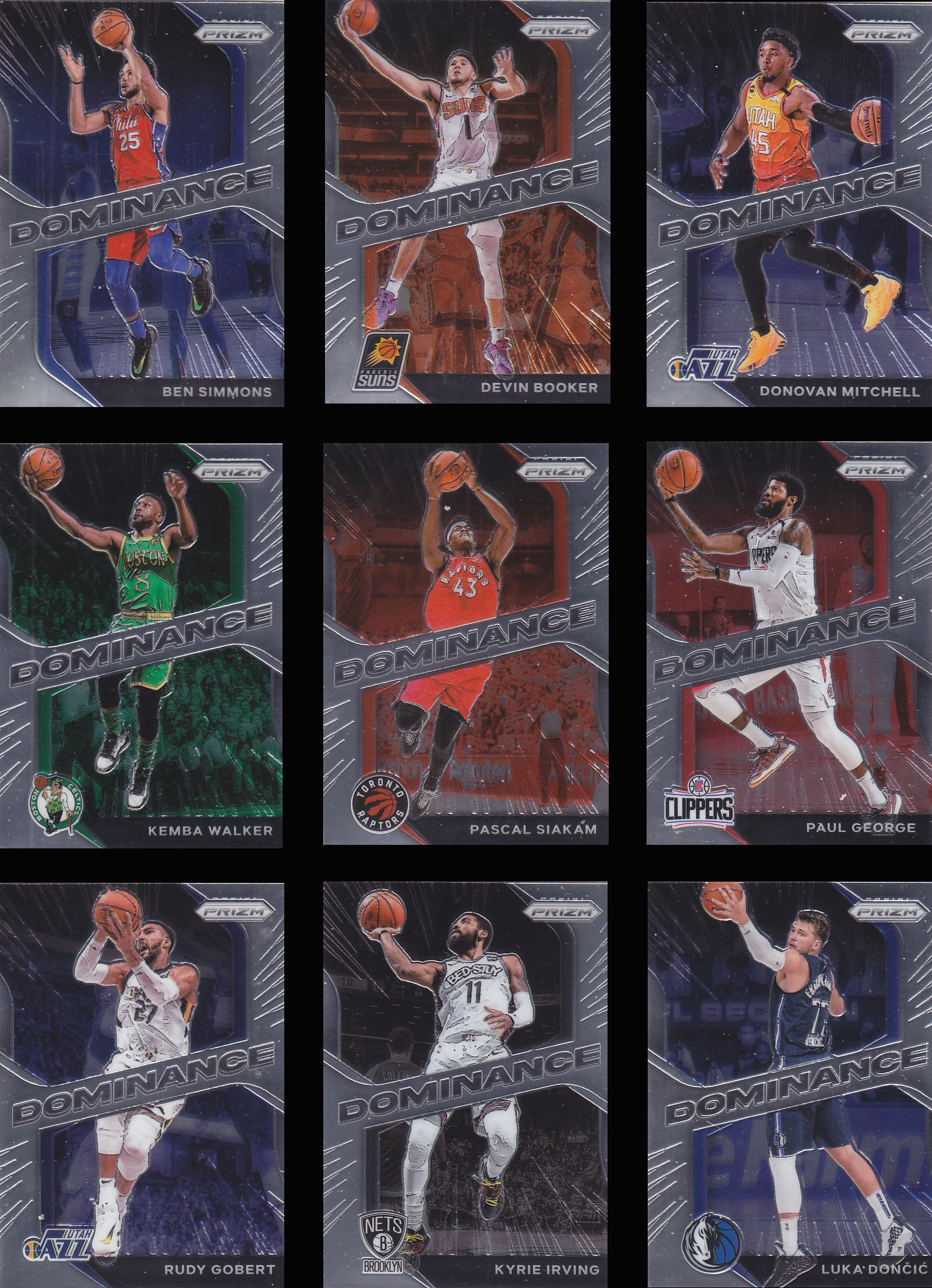 nba帕尼尼球星卡prizm2021统治