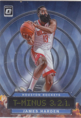 NBA球星卡panini1920Optic倒计时特卡#4哈登