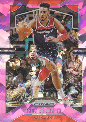 NBA球星卡帕尼尼1920Prizm粉碎冰折射彩虹凑套#196特洛伊-布朗
