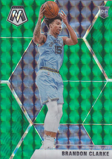 NBA球星卡1920普卡马赛克新秀绿折射凑套#207布兰顿克拉克