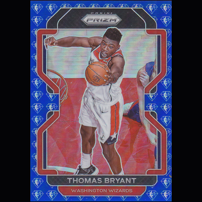 NBA球星卡2122Prizm普卡75周年蓝钻折射凑套#7托马斯布莱恩特